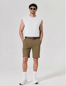 Ever Glow <b>Men's</b> <b>White</b> Sleeveless O-Neck Tank Top Solid Casual Nonwoven Polyester/Cotton <b>Vest</b> Plus Size Anti-shrink 240g - Product Image 4