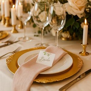 จานรองตกแต่งสวยงาม จานรองอาหารค่ำระดับพรีเมียม สำหรับงานแต่งงานและตกแต่งโต๊ะอาหารในร้านอาหาร - Product Image 5
