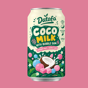NOUVEAU PRODUIT Boisson aromatisée au lait de coco et à la gomme de bubble-gum 330ml en conserve, marque privée OEM ODM Vietnam Échantillon gratuit - Product Image 1