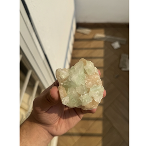 Premium Light Green Apophyllite with Stilbite Natural <b>Crystal</b> <b>Cluster</b> for Display and Interior Decoration - Product Image 2