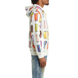 Sweat à capuche en polaire pour homme, streetwear d'hiver, pull décontracté, logo personnalisé imprimé en sérigraphie, brodé - tendance, 100% coton - Product Image 5