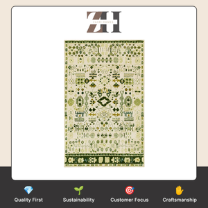 Alfombra de Lana Hecha a Mano Meadow Empress, Diseño Floral Premium, Alfombra de Lana Hecha a Mano, Alfombra Moderna de Lujo, Fabricante de Alfombras en India - Product Image 6