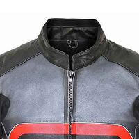 Nouvelle conception, prix d'usine, veste de moto pour homme, veste en cuir de moto pour homme en vente