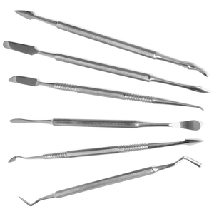 6 Pcs DIY Industrial Grade Wax Carvers Set Double Ended Steel Modeling Sculpting <b>Tools</b> with 1 Year Warranty OEM - Product Image 4