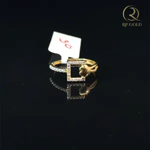 Stylish gold ring with square stone <b>frame</b> and floral design elegant modern jewelry for women perfect for daily wear and gifting - Product Image 1