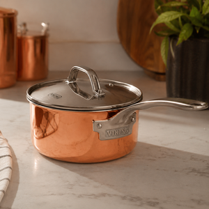 Casserole en cuivre artisanale avec couvercle et poignée en laiton, ustensile de cuisson en cuivre, faitout en cuivre, pot de cuisine, OEM ODM, vente en gros - Product Image 4