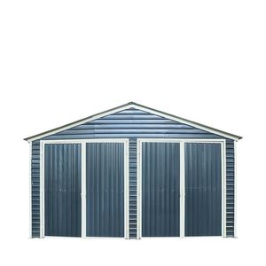 Garage in Metallo 20FT X 30FT, Altezza 9FT, Doppie Porte Frontali, Tetto a Falda 13FT, 600 Sq Ft, TMG MS2030 - Casetta Attrezzi/Capanno Deposito/Appartamento - Product Image 2
