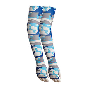 Manchon de compression sportif rafraîchissant anti-UV avec logo personnalisé pour cyclisme et pêche, sublimation, prix abordable, OEM - Product Image 1