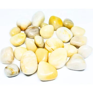 100% piedras caídas de marfil a granel naturales artesanías de cristal tallado Reiki rocas minerales Feng Shui piedras preciosas decorativas - Product Image 1