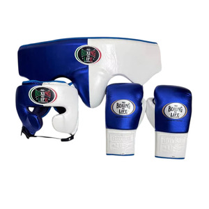 Ensemble de sparring No Boxing No Life, fabrication haut de gamme, gants de boxe en cuir, protège-tête et protège-glandes, best-seller AI-SS-811 - Product Image 5