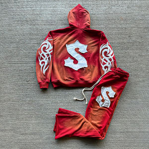 Glory – Survêtements Homme Entièrement Personnalisables, 400 g/m², Grammage Lourd, Effet Délavé Soleil, Fermeture Éclair, Broderie Vintage Vieillie, Patch, Lavage Acide - Product Image 4