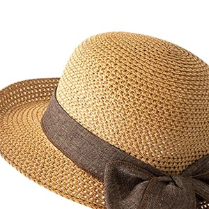 Sombrero de Paja Elegante 2026, Fibra Natural, Estilo Casual para Viajes, Ala Ancha, Cómodo, Estilo Veraniego, Premium - Product Image 4