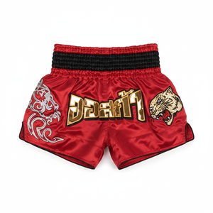 Pantalones Cortos de Boxeo para Hombre y Mujer, Pantalones Cortos de MMA Bordados, Pantalones de Entrenamiento Profesional de Kickboxing para Niños y Niñas, Pantalones de Muay Thai - Product Image 6