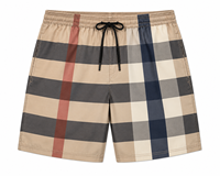 Shorts de Baño Personalizados para Hombre, de Lona Sólida y Transpirable, Trajes de Baño Casuales, Servicio OEM, 100% Poliéster con Cordón Ajustable
