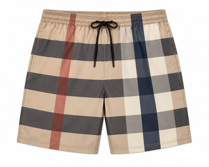 Custom <b>Men's</b> Solid Canvas Breathable Swim Shorts Beach Swim <b>Trunks</b> Casual Board Shorts OEM Service - Product Image 1