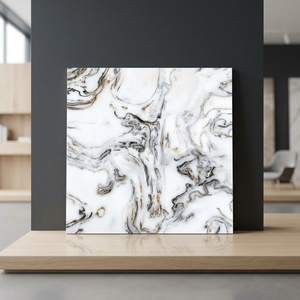 Elegantes Baldosas de Porcelana con Aspecto de Mármol Marrón Ónix, Cerámica Brillante de 8 mm, 600x600 mm, 5 Años de Garantía, Repuestos Gratuitos - Product Image 6