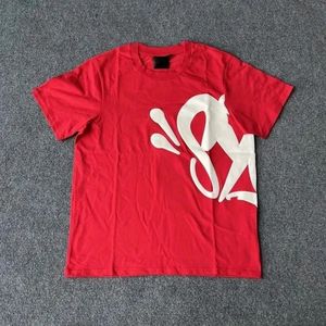 Camiseta de Jersey para Hombre, Corte Regular, 100% Algodón, Estilo Urbano, Color Sólido, Impresión Personalizada en la Parte Delantera, Cuello Redondo, Manga Corta, Anti-Pilling - Product Image 1