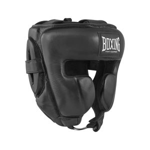 Casque de boxe professionnel en cuir PU, protège-tête MMA pour entraînement, protection pour le kickboxing, le Muay Thai et le sparring - Product Image 2