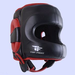 Protector de Cabeza de Boxeo Personalizado OEM, Casco de Cuero Integral para Entrenamiento, Protector de Cabeza para MMA, Muay Thai y Artes Marciales - Product Image 4