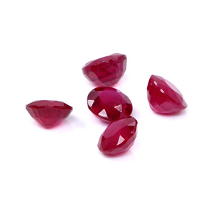 Rubis naturels de Bangkok, ronds calibrés de 8 mm, pierres précieuses de rubis naturelles facettées, prêtes à l'emploi pour la création de bijoux - Product Image 3