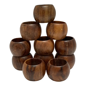 Luxury <b>Wooden</b> <b>Napkin</b> <b>Rings</b>-Eco-Friendly Customizable Design High Quality Competitive Pricing for Home Hotel Wedding Use - Product Image 3