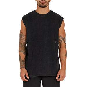 Débardeur sans manches pour homme, écologique, vente en gros, séchage rapide, sport, décontracté, tricoté, design pour la gym, unisexe - Product Image 1