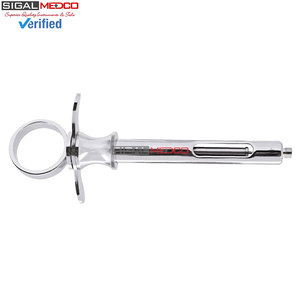 Jeringa de Aspiración Dental Profesional Tipo Cook-Waite de 1.8 mL, Autoclavable, de Acero Inoxidable, Reutilizable, para Inyección de Anestesia Dental - Product Image 5