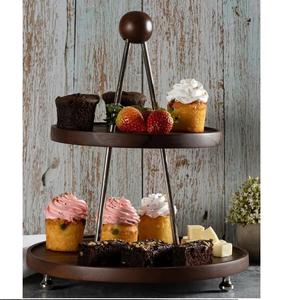 Support à gâteau en bois multifonctionnel de forme personnalisée pour la décoration de table d'hôtel de luxe, idéal pour servir des fruits et des gâteaux - Product Image 4
