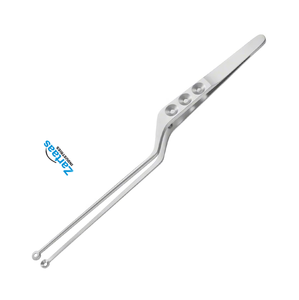 Pinzas para tumores Yasargil, mandíbula plana, dentadas, 5 mm, 22 cm, fabricante y exportador de instrumentos quirúrgicos - Product Image 2