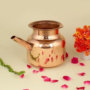Modern Handmade Eco-Friendly Copper Water <b>Pot</b> with Spout - Product Image 4