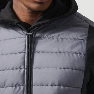 Chaqueta de Invierno Acolchada con Capucha, Talla Grande, Personalizada OEM, para Hombre, Estilo Urbano, Sin Mangas, Impermeable y Resistente al Viento - Product Image 4