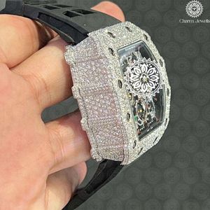 Montre mécanique en acier inoxydable Charm, boîtier de 40 mm, cristal saphir, analogique, luxe, mode masculine, chronographe, mouvement automatique, 10 bars - Product Image 4