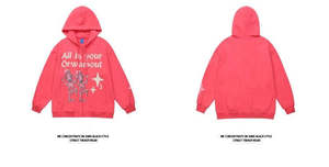 Sudadera con Capucha Personalizada con Estampado Gráfico para Hombre – Sudadera Oversize de Algodón Grueso con Forro Polar Estilo Canguro para Streetwear - Product Image 6