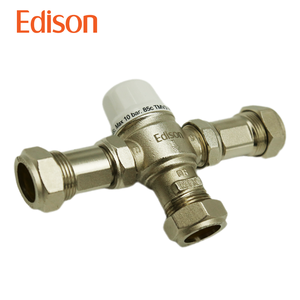 Robinet mélangeur thermostatique haute performance pour salle de bain et cuisine, 3 voies, 22/15 mm, eau chaude et froide, TMV, structure de contrôle personnalisable OEM - Product Image 5