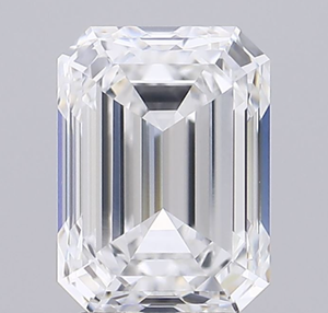 Diamante Cultivado en Laboratorio con Certificación IGI, Corte Esmeralda de 3.32 CT, Color E, Claridad VVS1, CVD LG 706507094, ROYAL GEMS para Joyería - Product Image 1