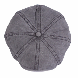 Custom Design Private Label Newsboy Cap Leather <b>Patch</b> 8 Panel Hat Bulk Factory Wholesale Custom <b>Applique</b> Newsboy Cap Premium - Product Image 4