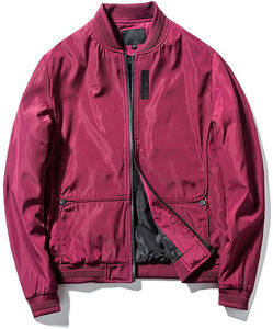 แจ็คเก็ตฤดูหนาวคุณภาพสูงขายส่ง ดีไซน์ใหม่ทันสมัย ขายดี แจ็คเก็ตบอมเบอร์ผู้ชายแบบกำหนดเอง ปักโลโก้ ราคาถูก คุณภาพดี - Product Image 4