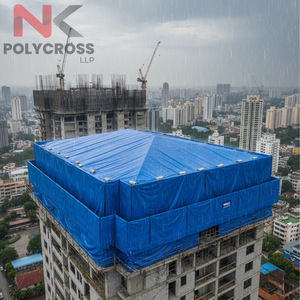 Bâche en PE doublement laminée pour le contrôle de la poussière sur les chantiers de construction et la protection des matériaux de construction - Product Image 6