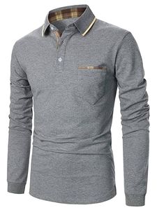 Camiseta de Tenis de Manga Larga para Hombre, de Alta Calidad, Talla Grande, Personalizada, Transpirable, de Secado Rápido, con Bolsillo de Tela No Tejida - Product Image 4