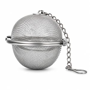 Stainless Steel <b>Tea</b> <b>Infuser</b> Ball Fine Mesh Foldable With Chain And Hook For Loose Leaf <b>Tea</b> - Product Image 5