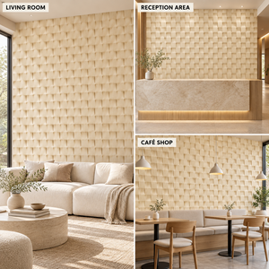 Panel de Pared de Madera Moderno, Diseño 3D, Estilo Minimalista, Decoración de Interiores, Panel de Tambor de Madera Sólida, Paneles de Pared Flexibles de Madera Sólida - Product Image 6