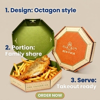 Boîtes à pizza personnalisées gaufrées 6-16 pouces, doublées d'éponge, recyclables, en carton ondulé, vente en gros