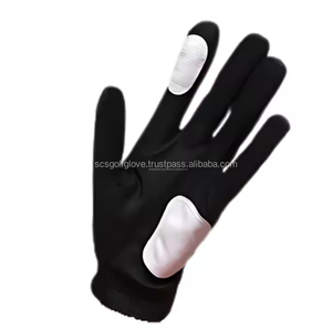 Guantes de golf de piel de oveja Cabretta de mano derecha de alta calidad logotipo personalizado empuñaduras de cuero genuino transpirables EOM aceptado para deportes - Product Image 4