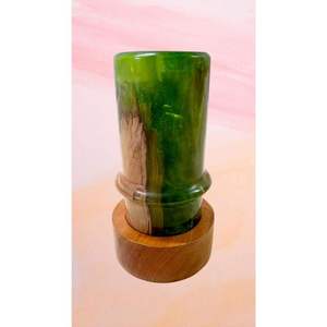 Lámpara de Mesa LED de Resina Epoxi Hecha a Mano con Base de Madera, Lámpara Decorativa de Lujo para el Hogar y la Oficina - Product Image 5