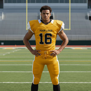 Uniformes de Fútbol Americano Personalizados para Adultos, Mangas Cortas, Impresos, Sublimados, Bordados en Sarga - Product Image 4