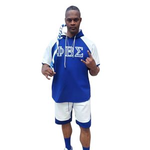 Sudadera Técnica de Manga Corta Phi Beta Sigma para Hombre, Ligera, Transpirable, Ajuste Cómodo, Ropa Deportiva de Fraternidad Griega - Product Image 1