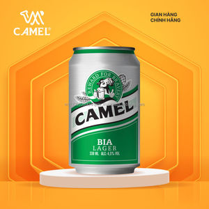 Light Lager Beer 4.5% <b>Alcohol</b> 330ml Can Camel Beer OEM ODM Vietnam Factory Wholesale Alcoholic Beverages Drinks Free Samples - Product Image 1