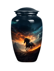 Urnas decorativas de latón para adultos, urnas hechas a mano para entierro de hombres y mujeres, urnas funerarias de alta calidad - Product Image 1