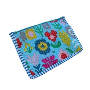 2026 Women's Beaded Block print pouch Casual pouch with Open Closure and <b>Sequined</b> Decoration for Export - Product Image 1