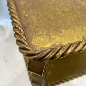 Posavasos de Mármol de Lujo con Base Cuadrada de Latón Dorado, para Bebidas, para el Hogar, Hoteles y Restaurantes - Product Image 4